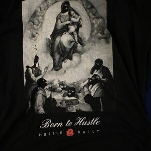 Logo Athletic Black Graphic T-Shirt